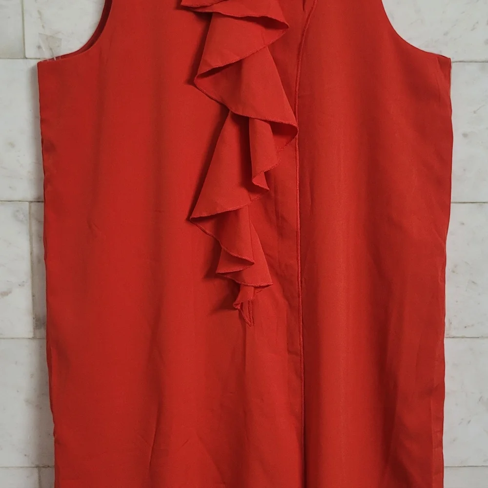 🌷Vero Moda Red Ruffled Dress🌷 - Picture 13 of 13